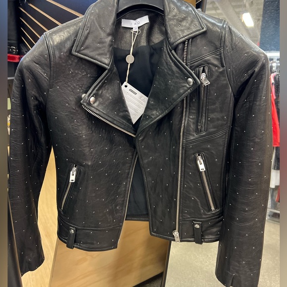 IRO studded leather jacket - Picture 4 of 5